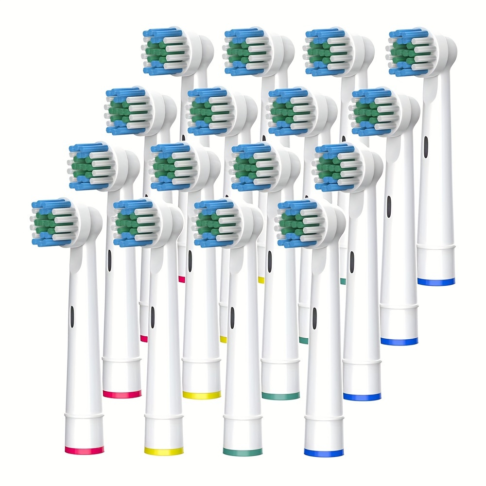 

16pcs Toothbrush Heads Suitable For Oral-b, 500/1000/1500/3000/3757/5000/7000/7500/8000