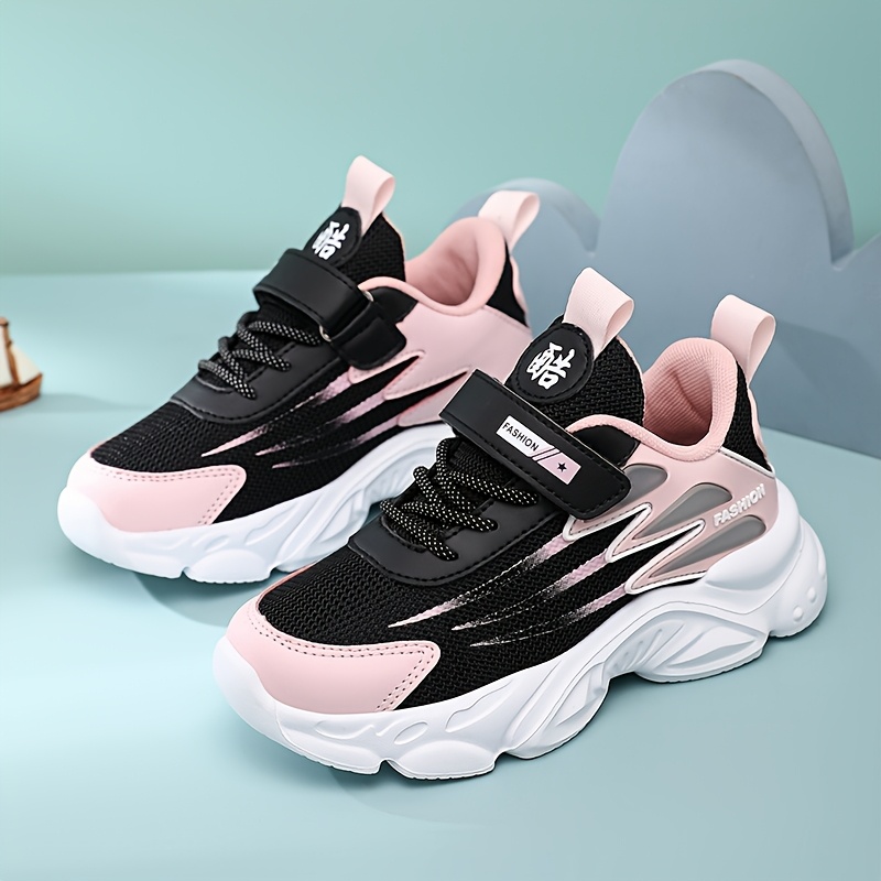 Image of New Running Shoes For Boys And Girls For Daily Leisure And Outdoor Running, Breathable Mesh