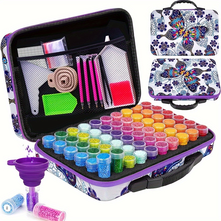 1 Set 60 Ranuras Diamond Painting Kit Accesorios Arte - Temu