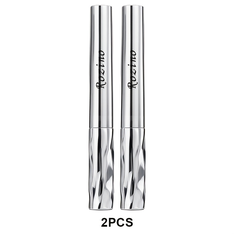 TEMU 2pcs - 5d Waterproof Fiber Mascara - Volumizing, Lengthening & Curling, -free, Waterproof & Sweatproof, For Natural Coverage, Lifting Effect,