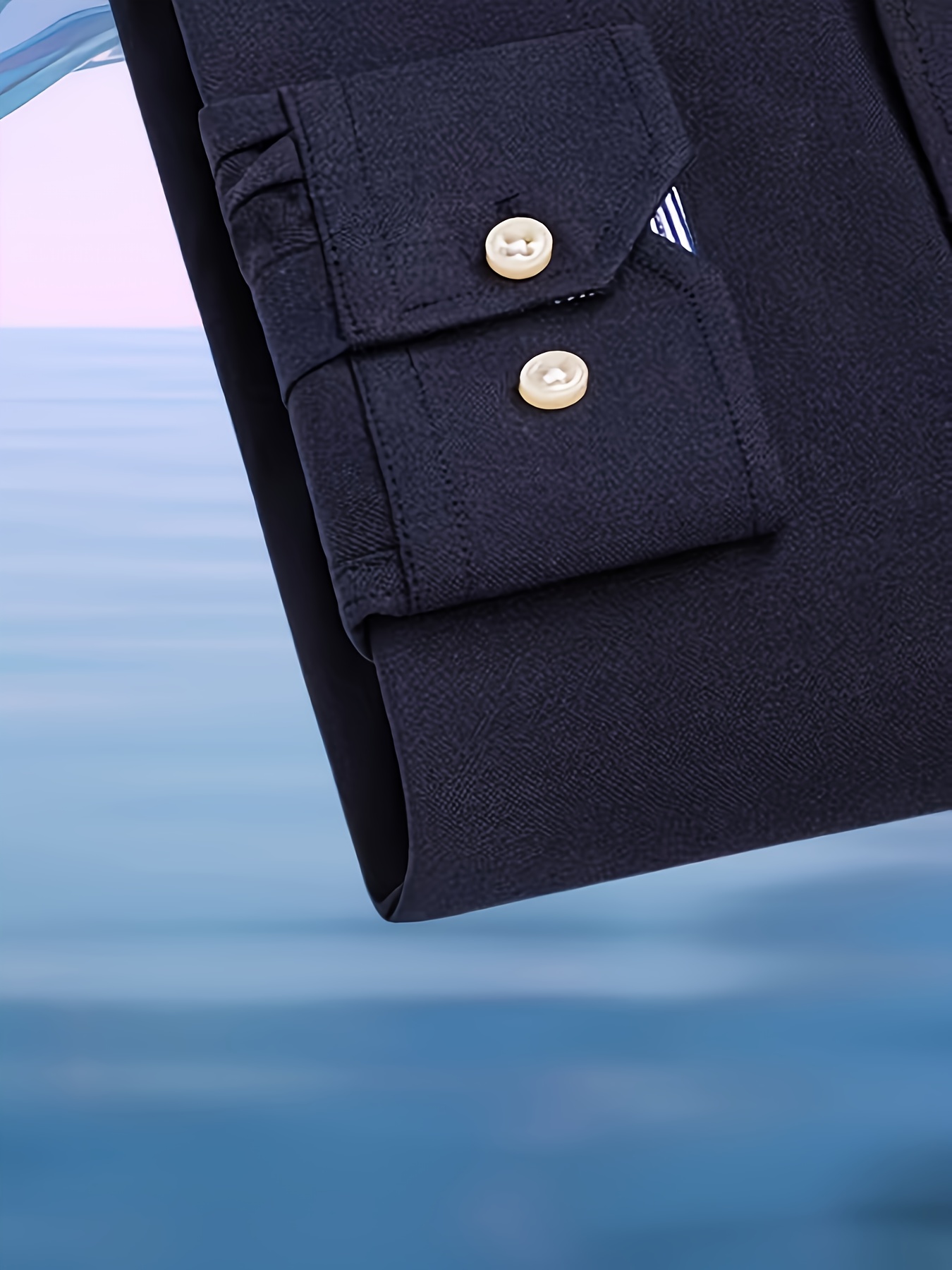 قميص رجالي عصري كاجوال بأكمام طويلة من قماش أكسفورد | مطرز، بأزرار، مناسب للعطلات وعصرية، متوفر بألوان متعددة