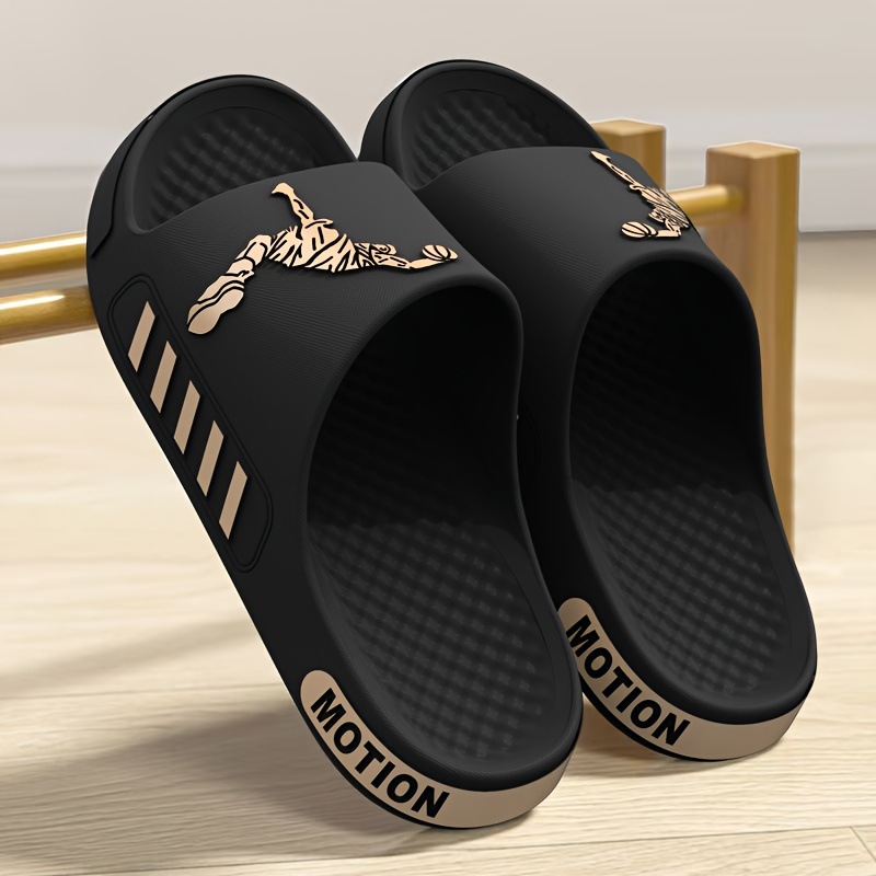 Image of Unisex Indoor/outdoor Casual Flat Non-slip Eva Slippers, Simple And Lightweight Sporty Style