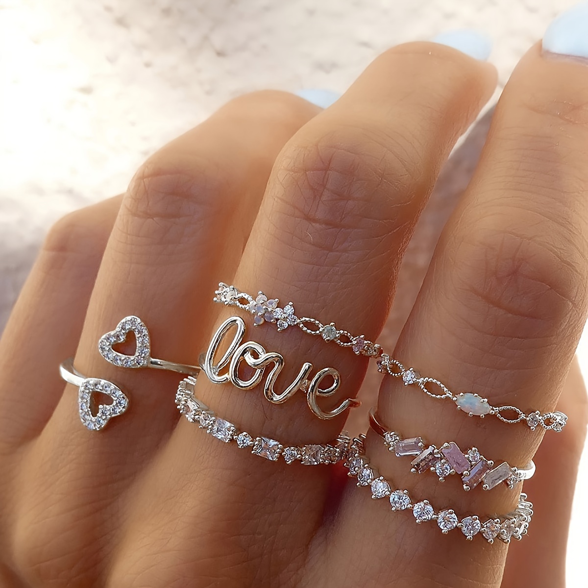 

Set Of 7 Simple And Stylish Set