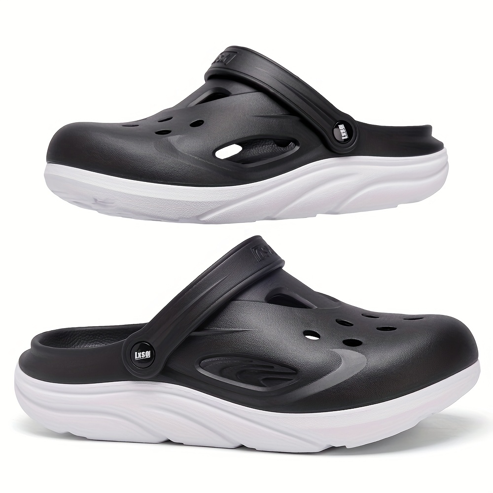 mens stylish street themed platform sandals comfortable non slip