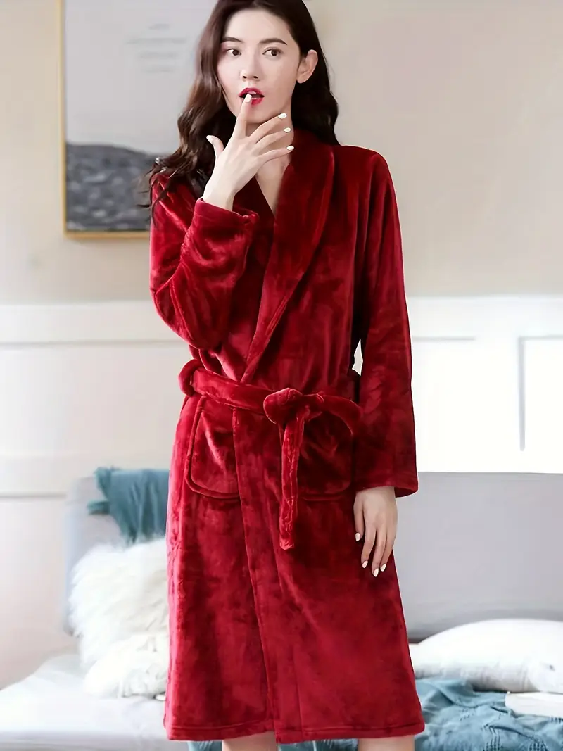 womens knee length dressing gown Women's Nightwear - Robes & Dressing Gowns, Knee Length