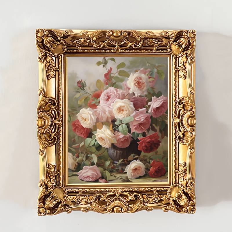 european home retro photo frame random photo paper
