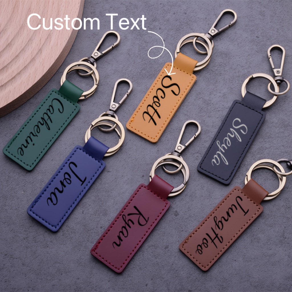 

Engraved Pu Keychain, Personalized & For -loss, Keyring, For 's, Christmas, 's Day, (1-)