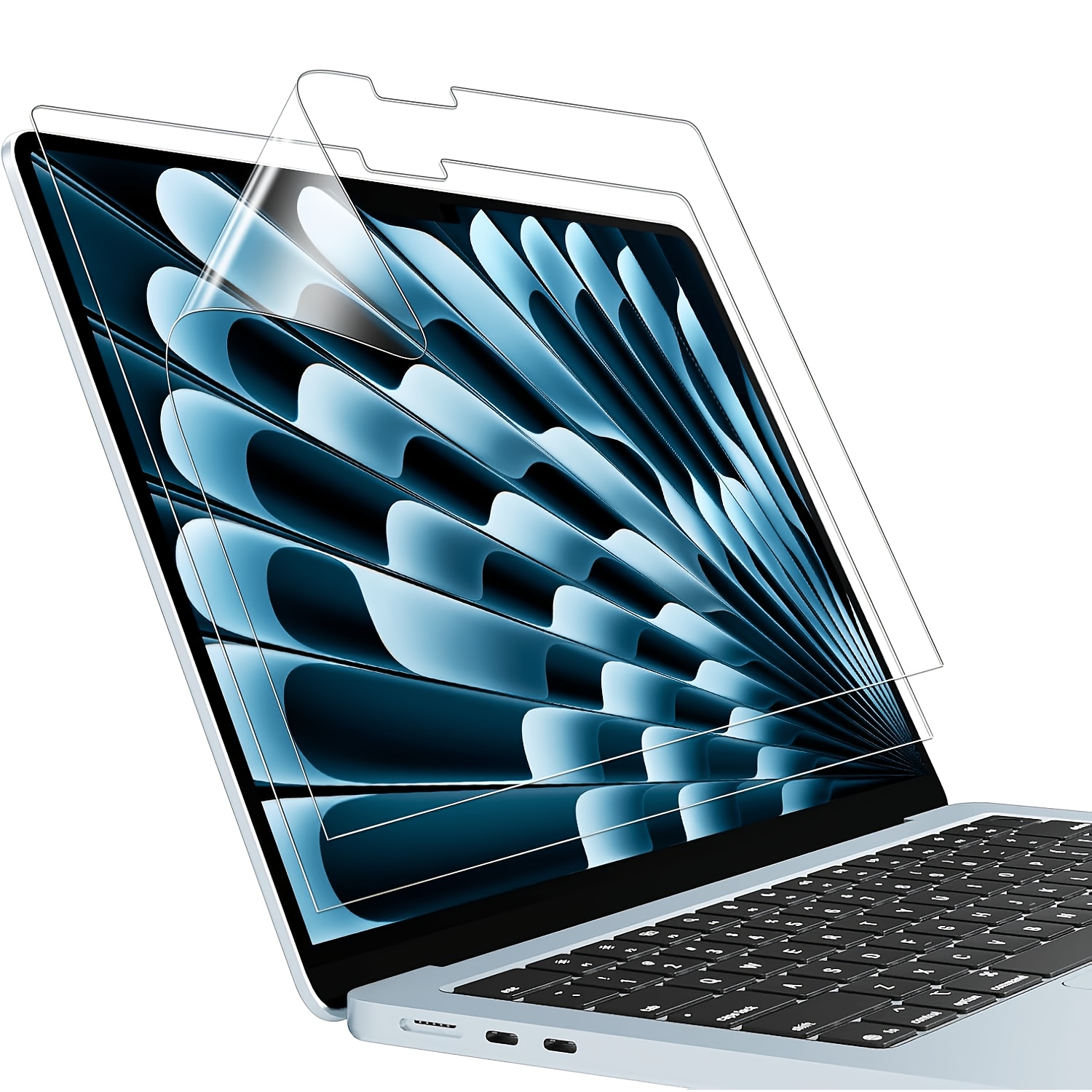 TEMU Protecteur d'écran : Lot de 2 protecteurs d'écran pour MacBook Neo 13 pouces nouveau 2026 avec puce Apple A18 Pro/A3404, accessoires -rayures,