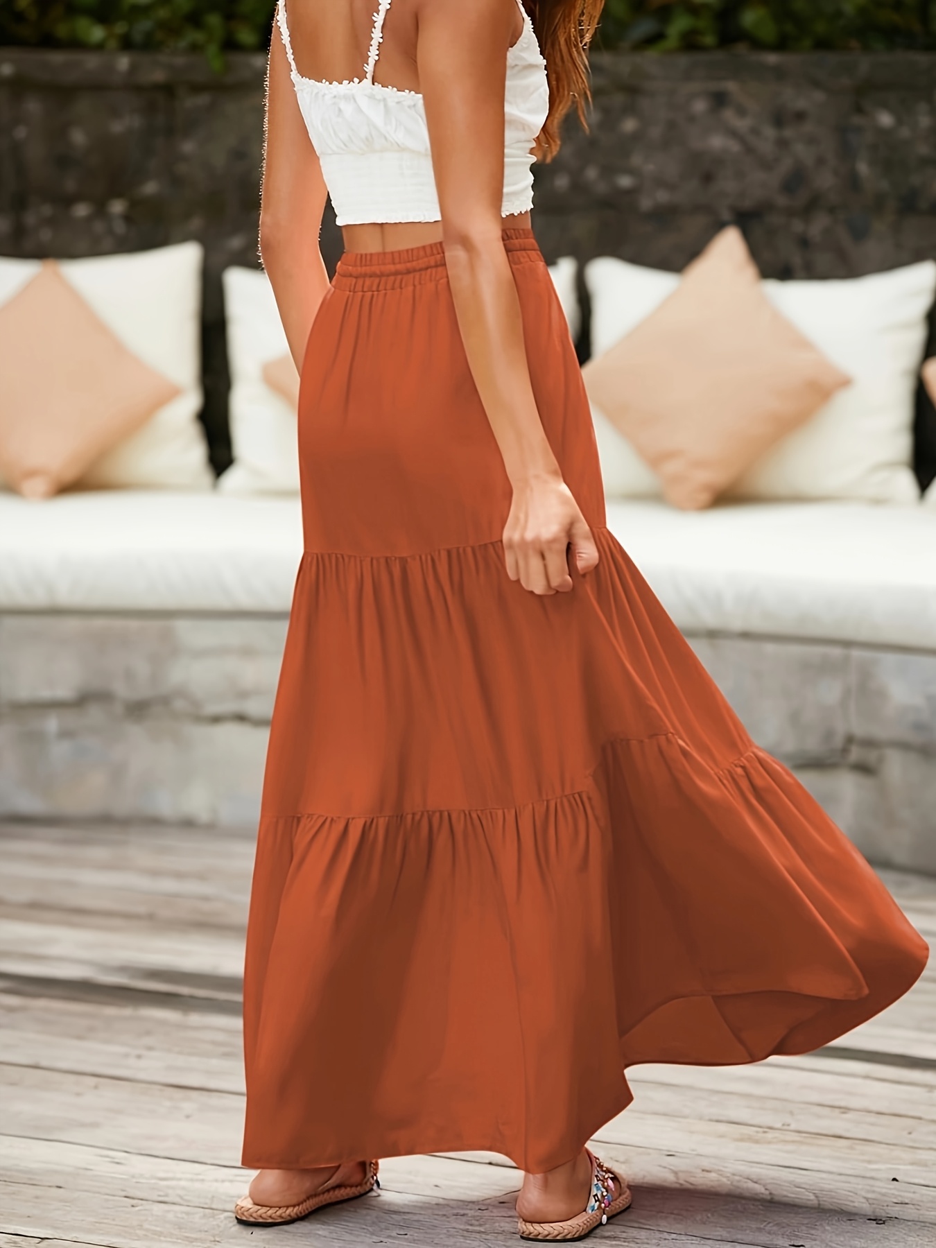 スカート Eaphi WAVE LINE MAXI SKIRT スカート Eaphi WAVE LINE MAXI SKIRT WAVE LINE MAXI SKIRT