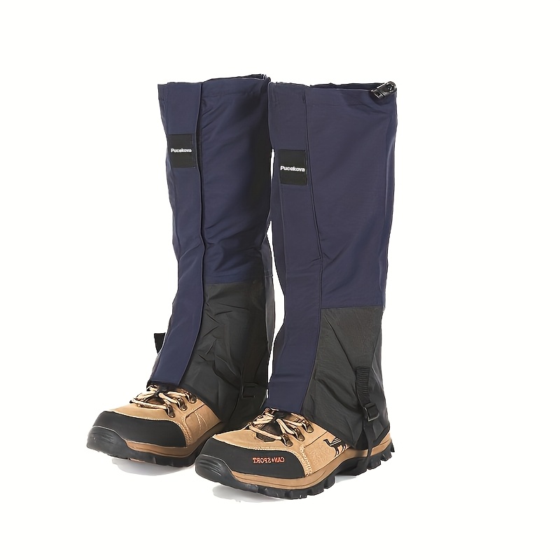 Image of 1 Pair Leg Guard Covers, Leg Protection Sleeves, Adjustable Protective Gear, Suitable For Outdoor Sports And Outdoor Work, Used When Skiing