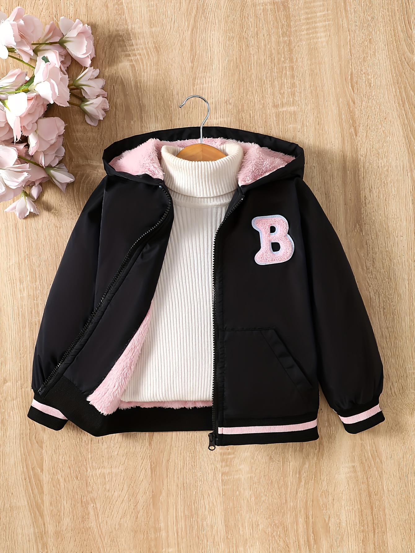 WIBACKER 2-12T Child Girl Boy Casual Baseball Jacket School