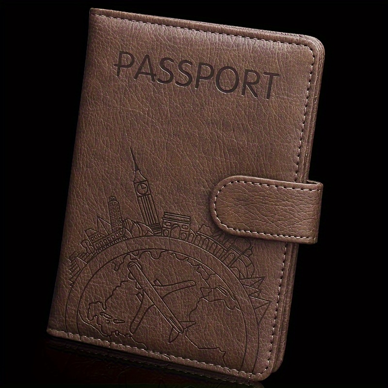 Image of Passport And Vaccine Card Holder, Anti-theft Blocking Passport Holder Cover Case With Vaccine Card Slot