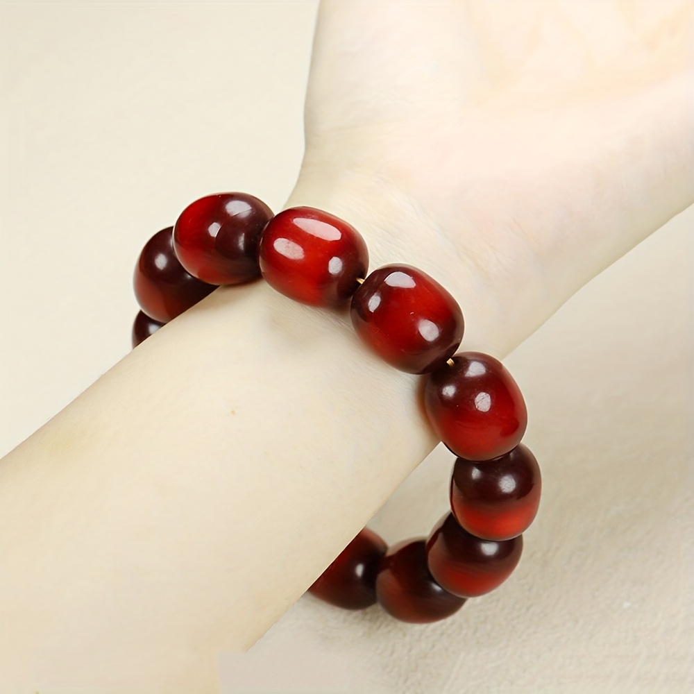 Fashionable Bohemian Oval Bead Bracelet for Men