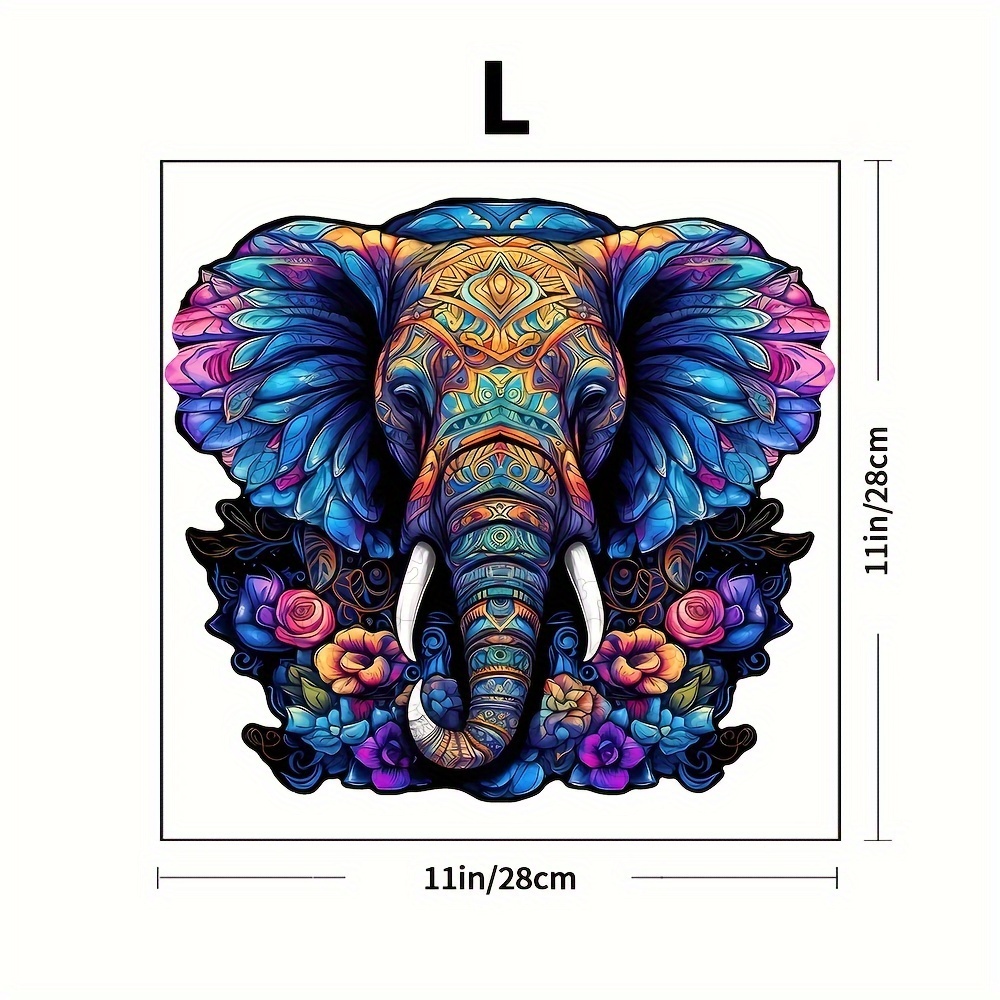 rompecabezas madera rompecabezas elefante madera Temu