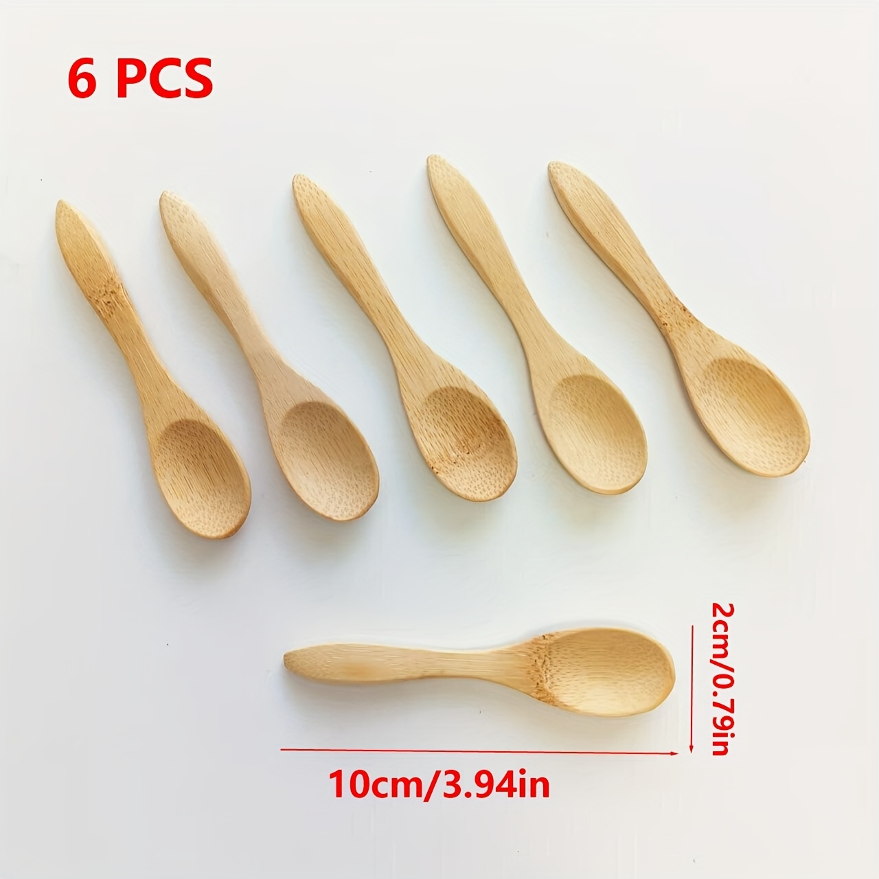 Bamboo Special Small Spoon Salt Spoon Powder Measuring Spoon Beverage Stirring Spoon Seasoning Spoon