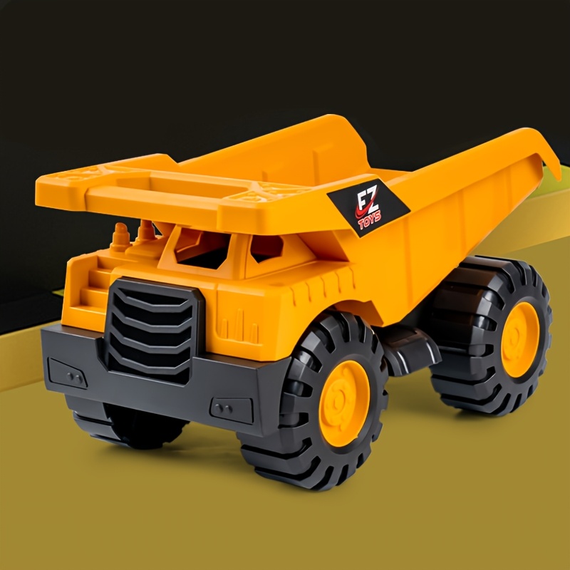Image of Excavator Toy Truck Bulldozer Simulation Glide Engineering Vehicle Dump Truck Tool Vehicle Beach Toy Truck - A Perfect Birthday Gift
