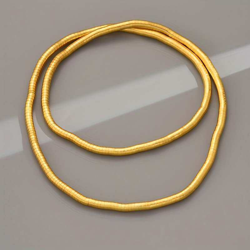 Layered Geometric Long Necklace for Women