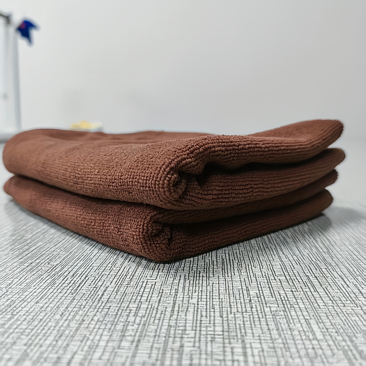 TEMU 2pcs Microfiber Towels Car Wash Drying Cloth Towel Household Cleaning Cloths Auto Detailing Polishing Clean Tools 40cm X 60cm