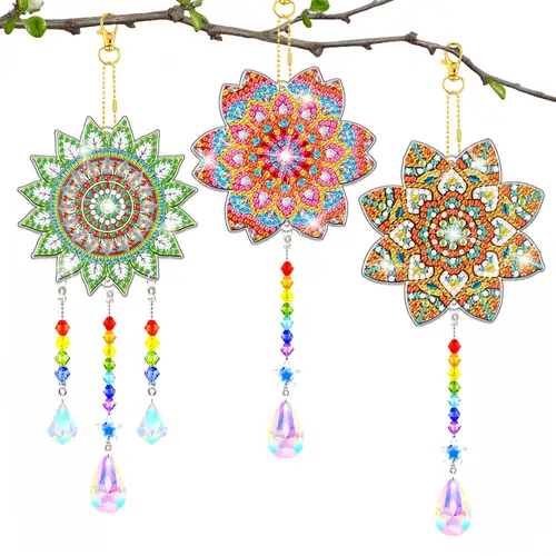 Acchiappa-Sole In Cristallo Con Pittura Diamante - 3 Pezzi, Kit DIY - Foto 4