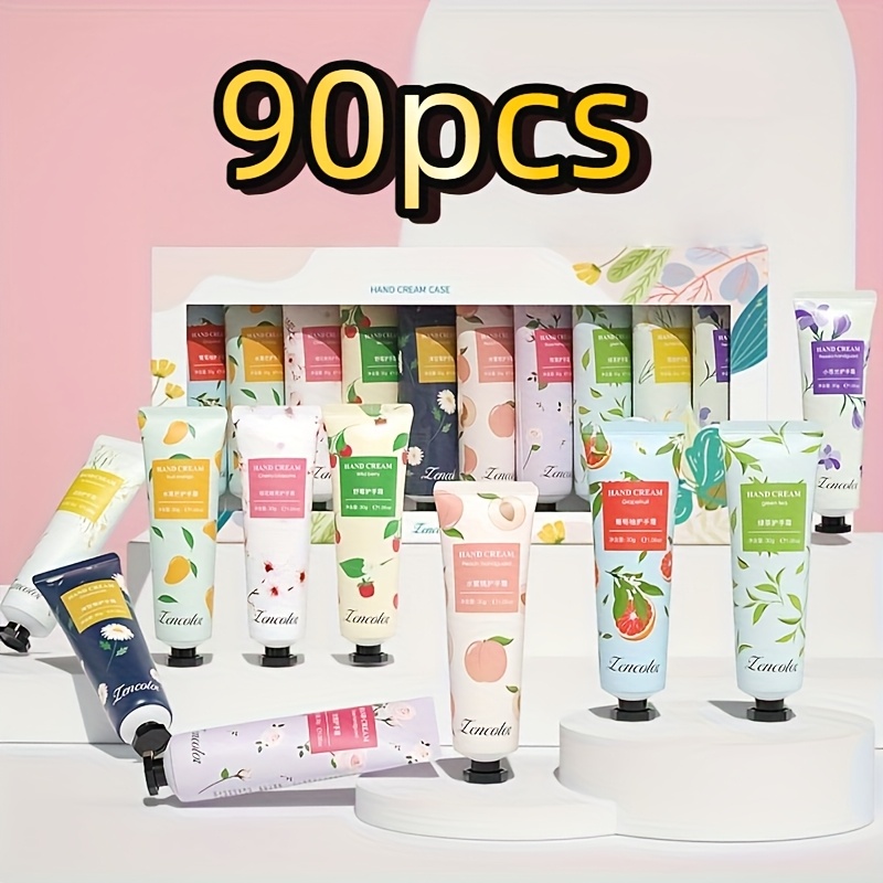 TEMU Set Of 90 Hand Creams, Fragrant And Ideal For Dry, Cracked Hands. Creams Enriched With Shea Butter, Great For Holiday Presents And Valentine's