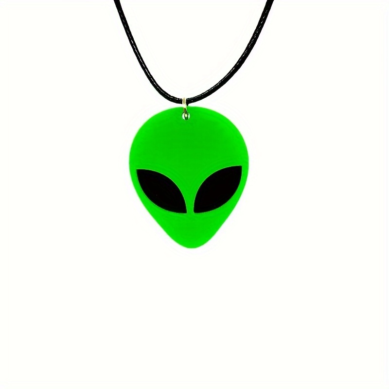 

Y2k-inspired Pendant Necklace - Hip Hop Style, Acrylic, Everyday & Party Wear