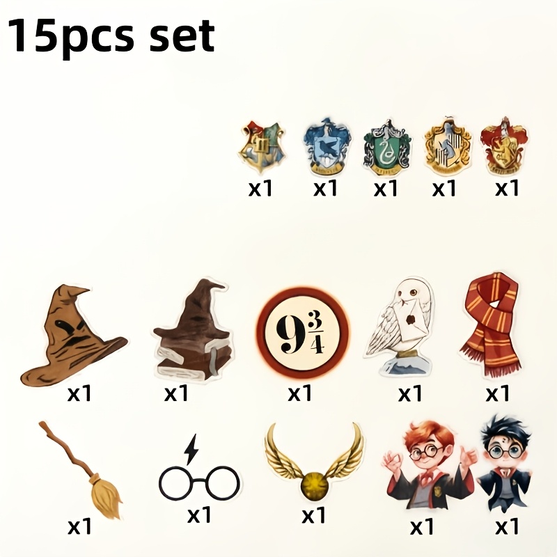 TEMU 15pcs Warner Harry Potter Themed Birthday Decorations, Table Centerpieces At Birthday Parties, Exquisite Gift For