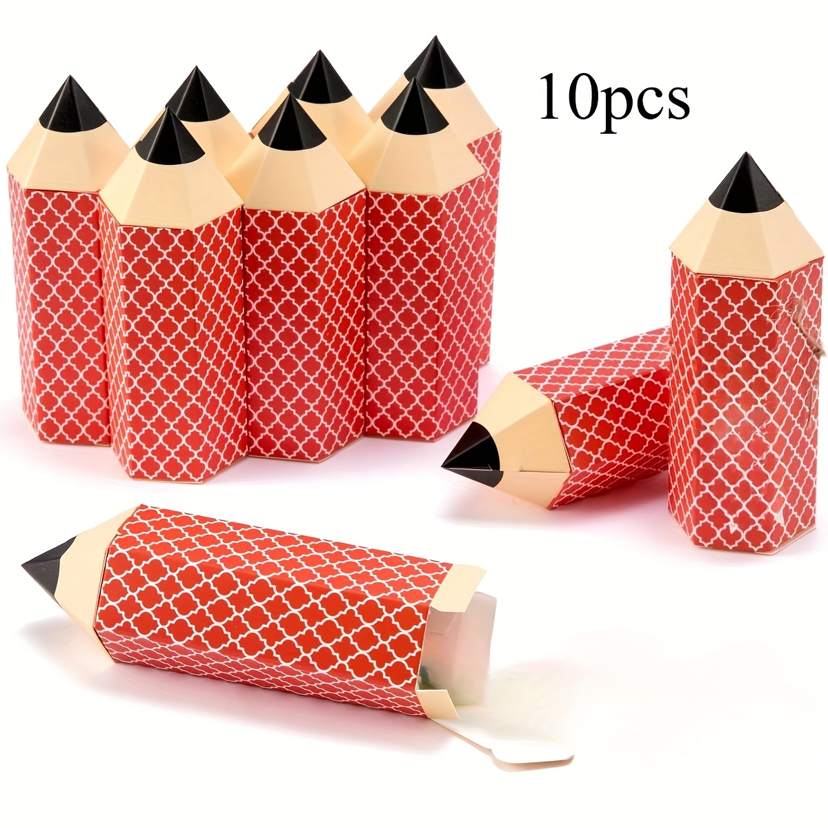 Image of Gift For Her/him 10pcs Back To School Gift Boxes With Cards And Burlaps For Teacher Gift Bags Welcome Back To School Thanks Teacher Paper Gift Party Favors
