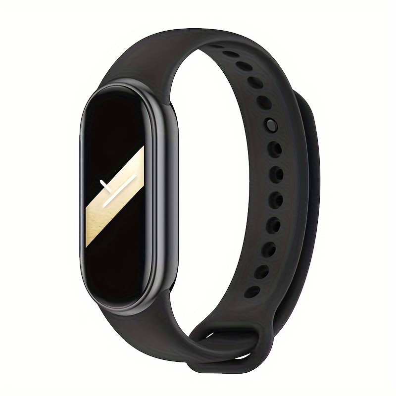 1PC Men Women Watch Strap For Xiaomi Mi Band 8 Fashion Metal Wristband For Miband  8 Sport Smart Bracelet Replacement Watchband For Mi Band 8 Correa