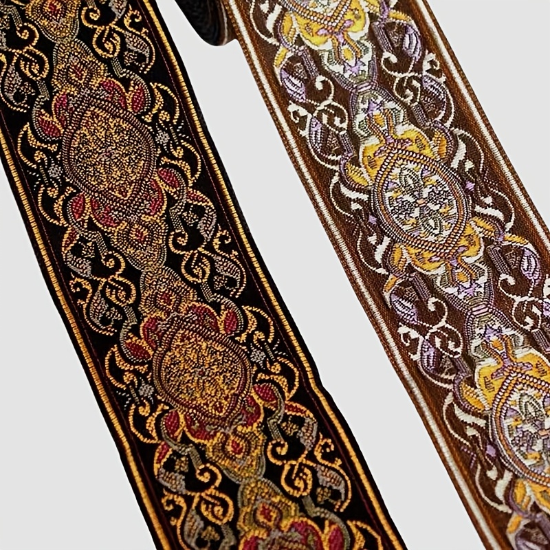 Vintage Embroidered Jacquard Lace Ribbon for Crafts