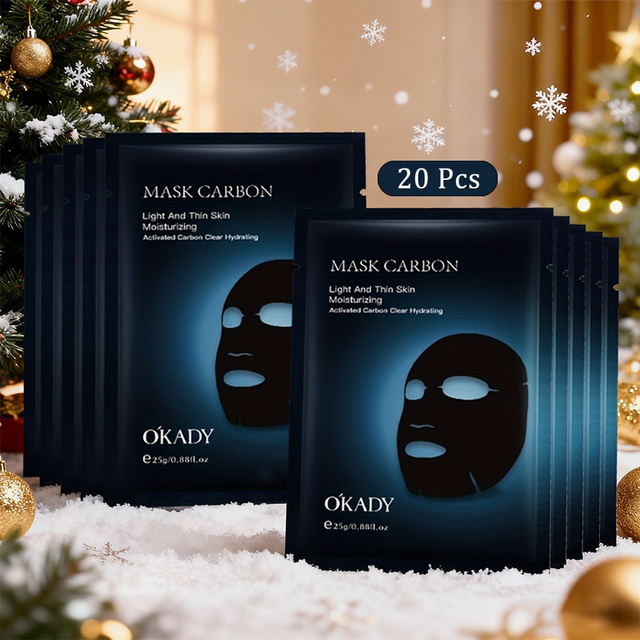 TEMU 20 pièces Masque Nettoyant et Hydratant Actif avec Eau d', Nettoyage de , Rafraîchissant et Non Irritant, Unisexe, Soin du Visage, Soin de pour