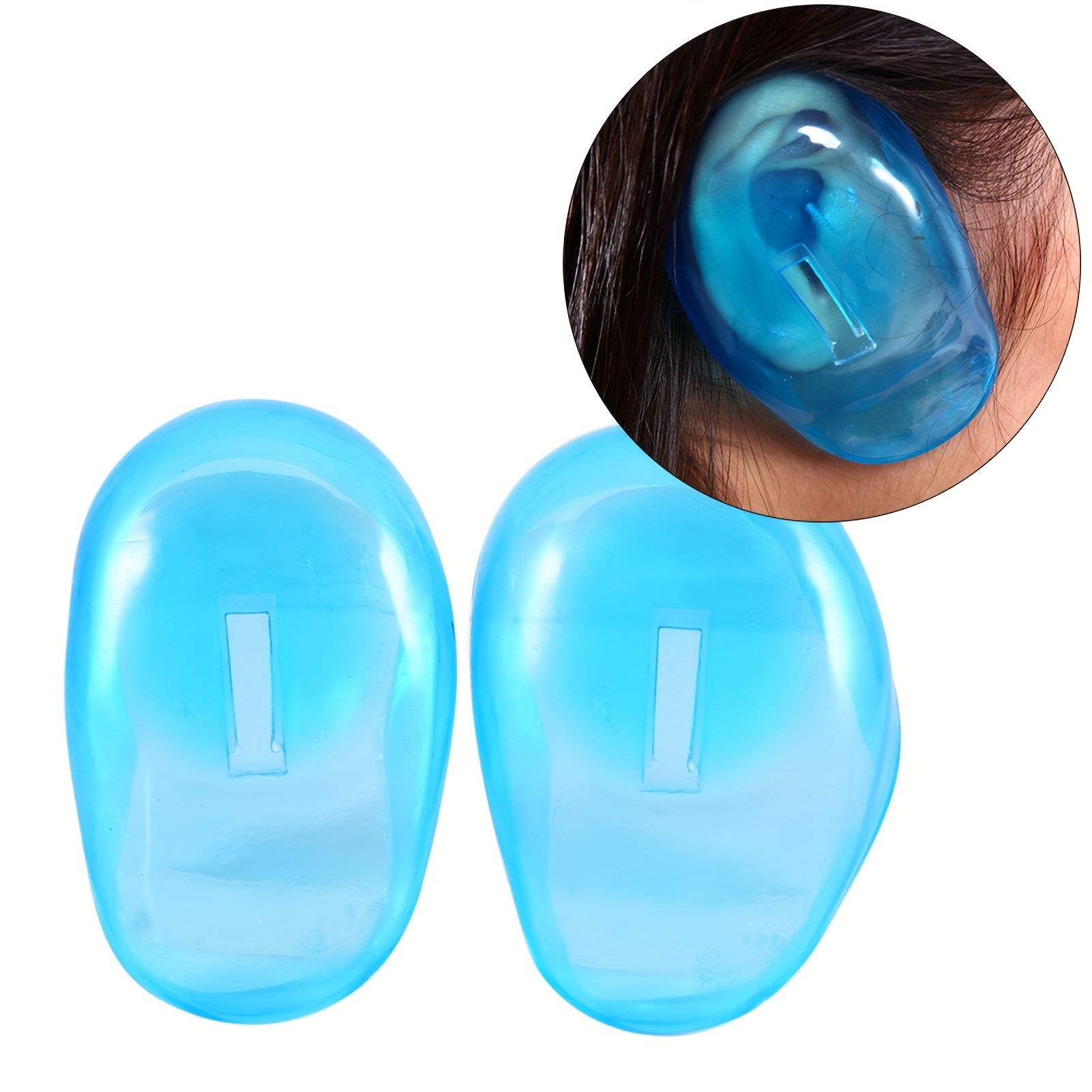 

Ear Covers For Hair Dryer, 2pcs Ear Covers For Hair Dye, Anti Staining Plastic Guard Earmuffs From The Dye, Great For Home Personal Use Or Business Hairdressing Salon Use