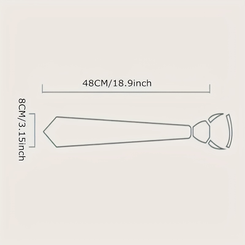 3 Peças de Gravata Masculina Xadrez Gradiente, 8cm Estilo Zíper Sem Nó 2
