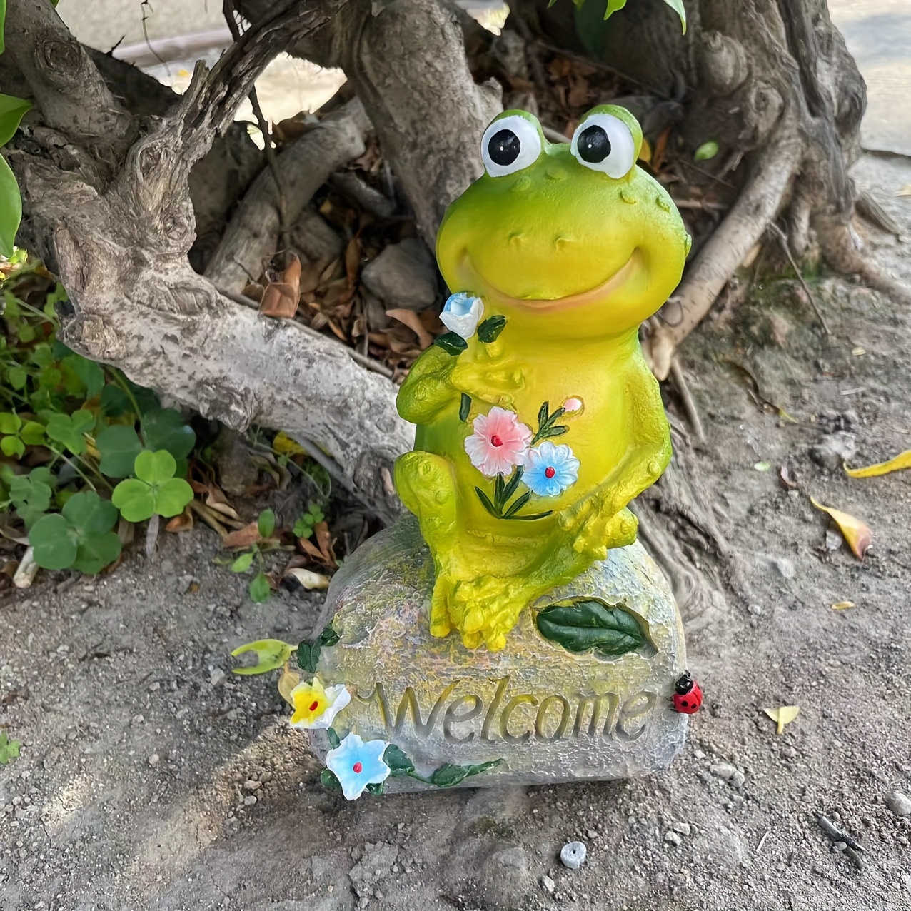 Garden Frogs Statues Cute Frogs Indoor Outdoor Waterproof - Temu