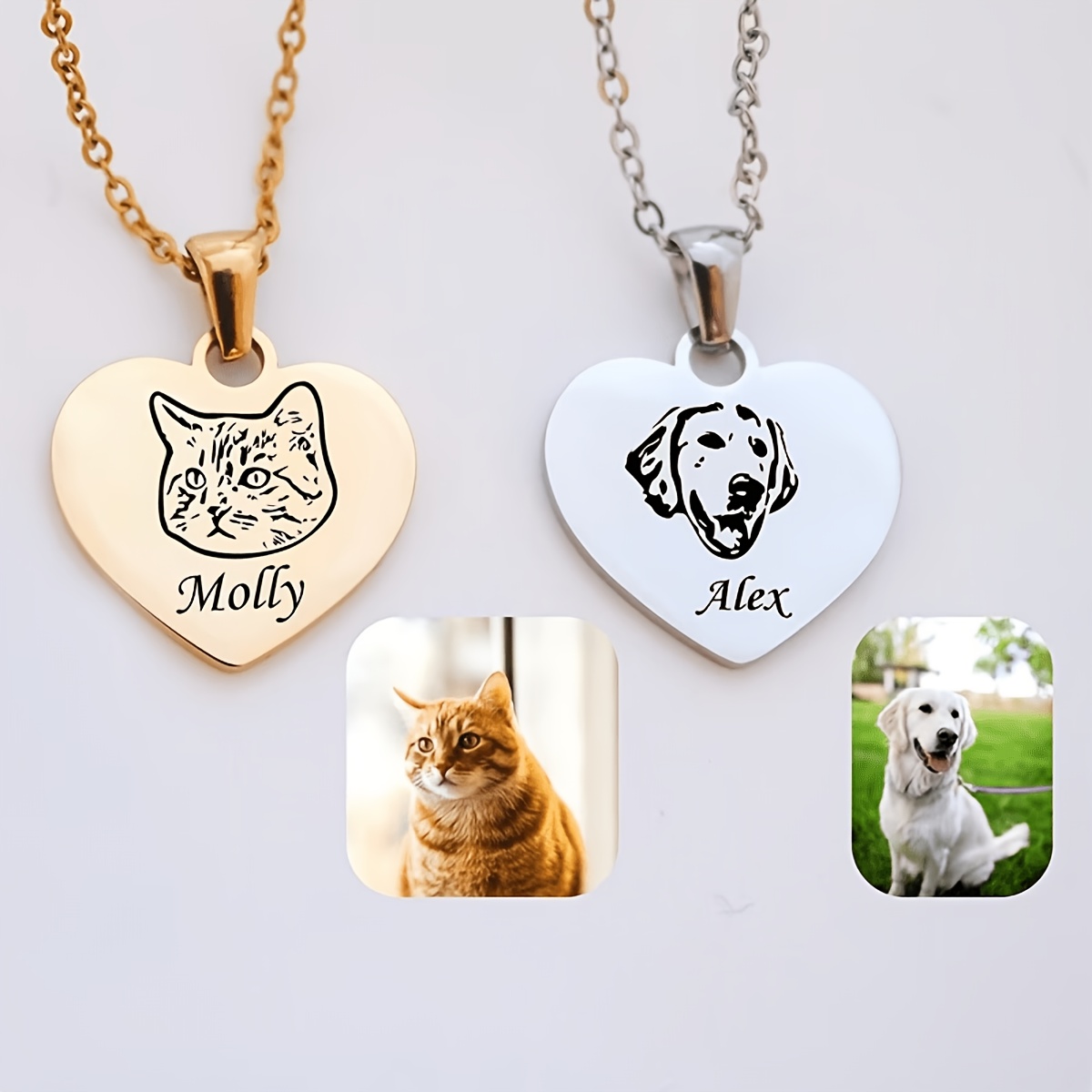 Personalized Custom Photo Necklace for Women