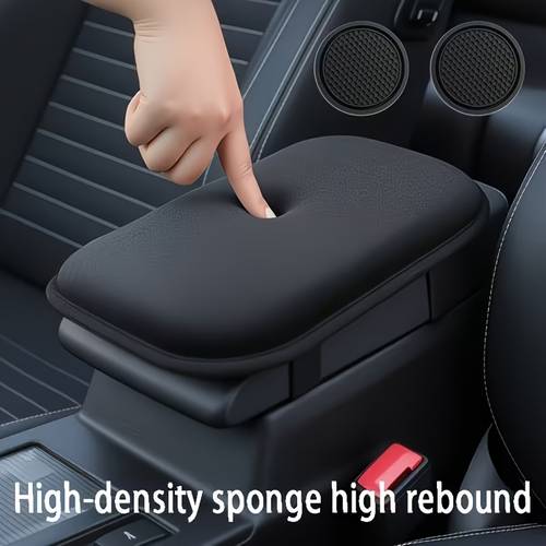 1pc car armrest pad 2 car silicone anti slip cup holder mats center console elevating cushion suitable for vehicle interior armrest cover