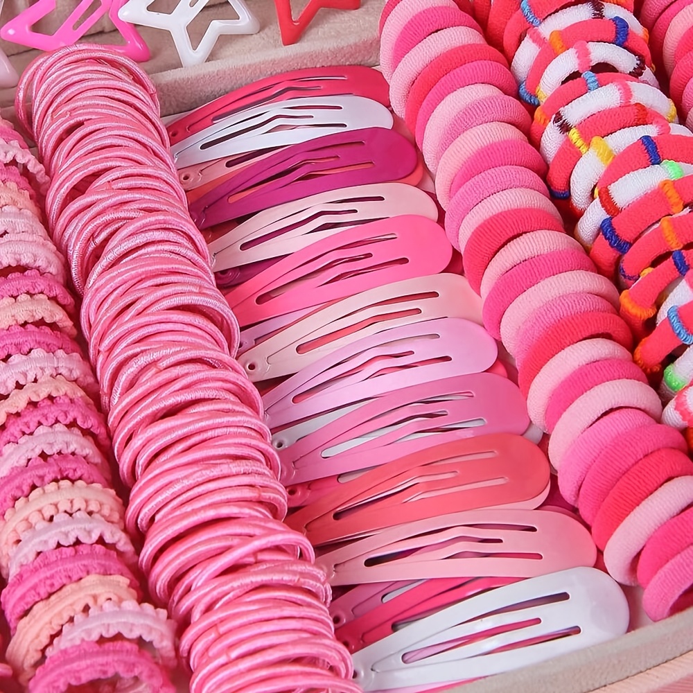 850pcs Princess Style Hair Accessory Set