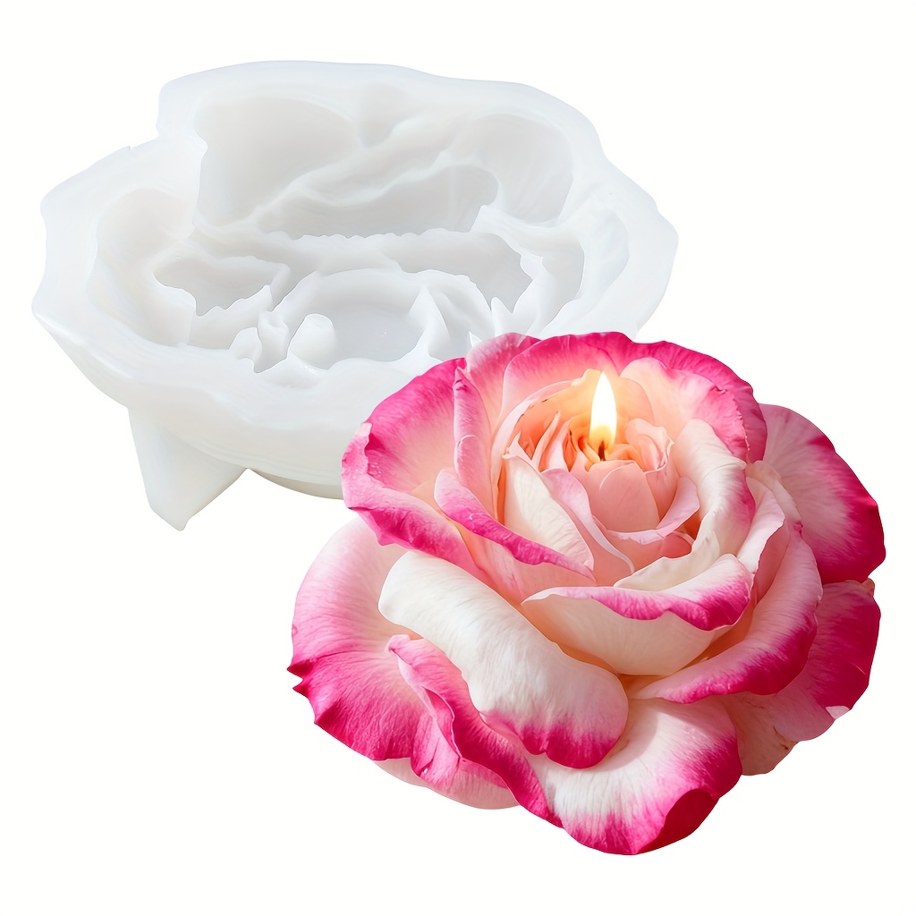 3d Exquisite Resin Silicone Molds, Candle Making Mold – Suitable For Handmade Candles, Resin Crafts, Soap, Plaster, Clay, Decor And Gift Making