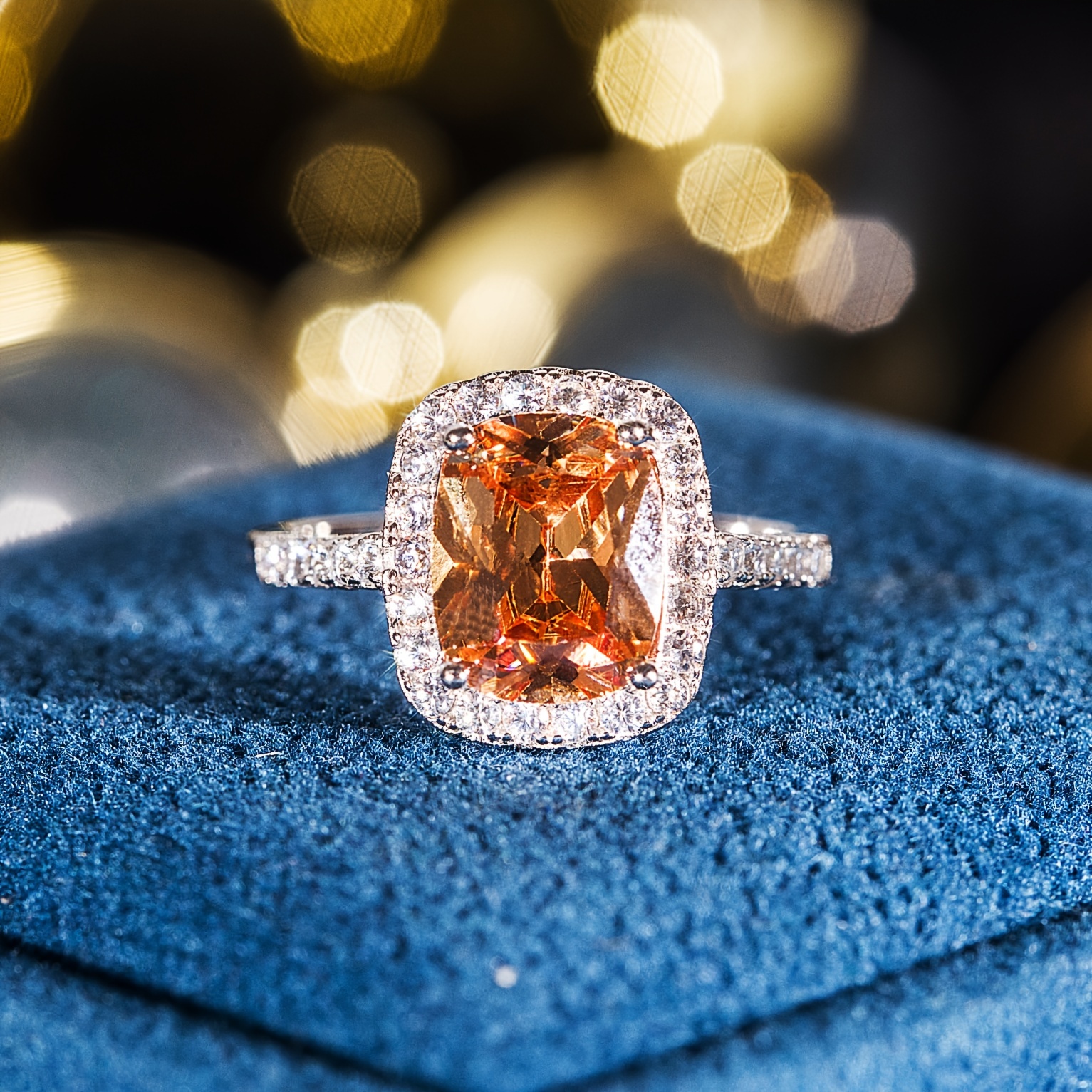 LaMenars 925 Sterling Silber Ring Personalisierbar – Quadratischer Fotoring, Geschenk Für Frauen