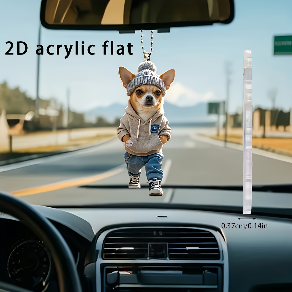 Pendente Per Auto A Forma Di Panda Oscillante - Accessorio Decorativo Per Specchietto Retrovisore