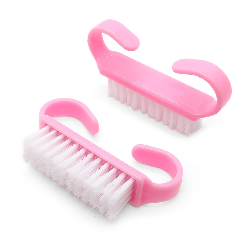 2pcs Nylon Nail Brushes for Cleaning Fingernails