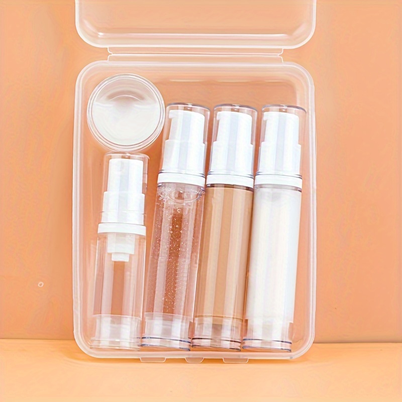 

Ilbu Travel Size Toiletry Bottles Set, 5-piece, Plastic, Unscented - Portable Refillable Containers For Cosmetics And Liquids