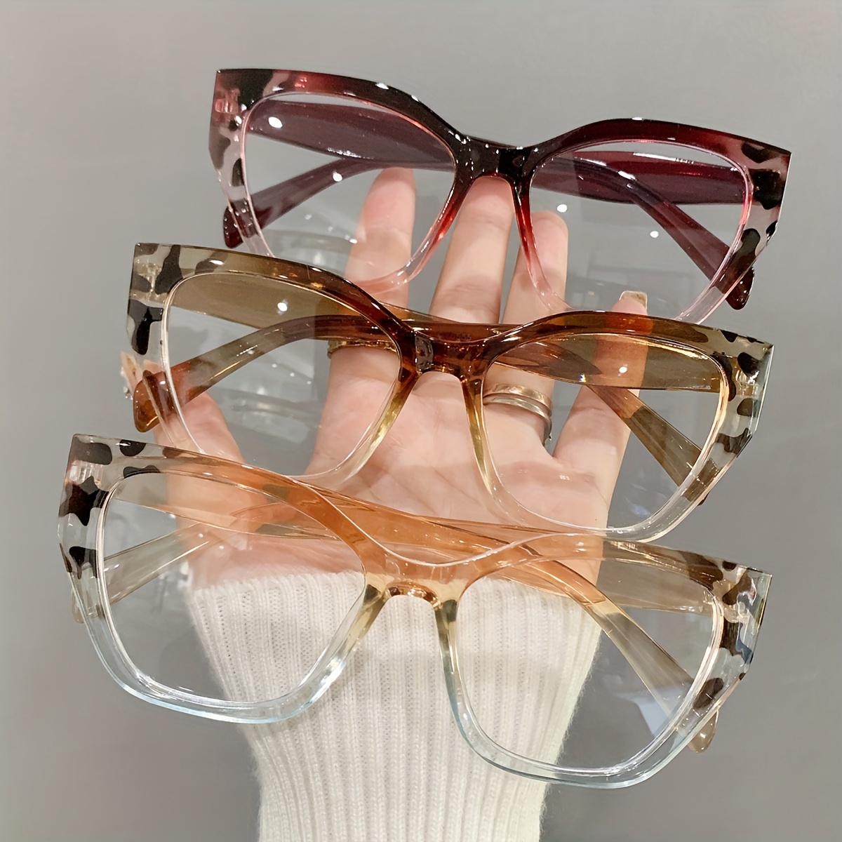 Clear lens glasses non prescription on sale