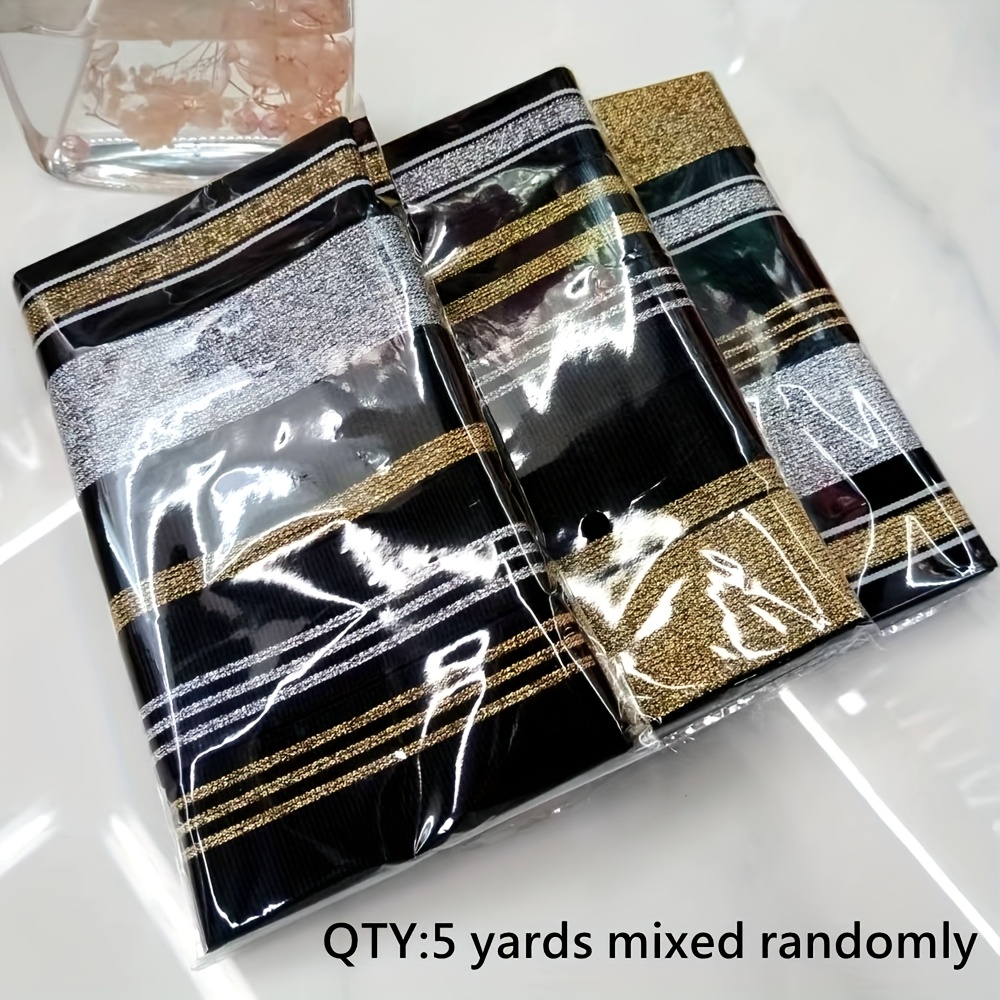 5 Yards/ 4cm Wide Colored Multicolor Elastic Band Trousers Shoulder Straps Hair Bands Sewing Supplies