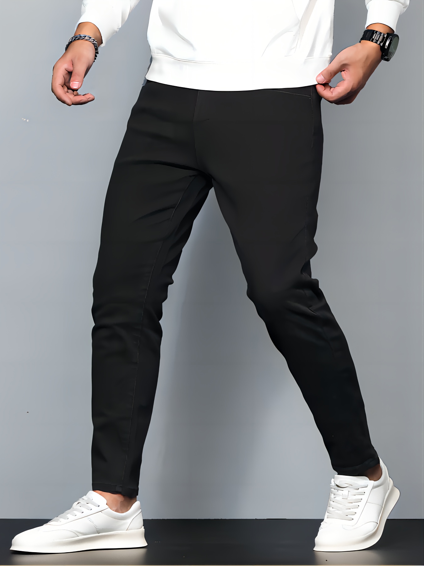 Men'S Casual Stretch Trousers