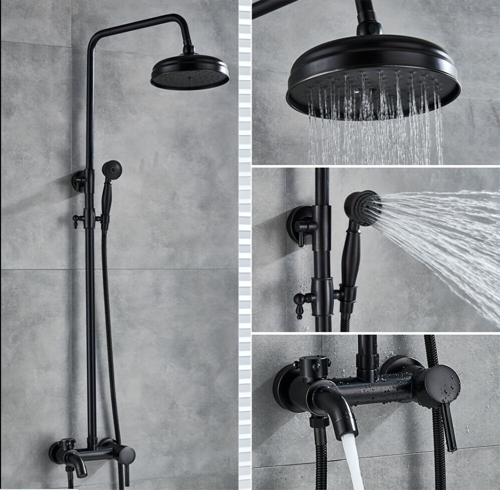 DUSCHPANEEL EDELSTAHL DUSCHSET Regendusche Duschsäule Duscharmatur