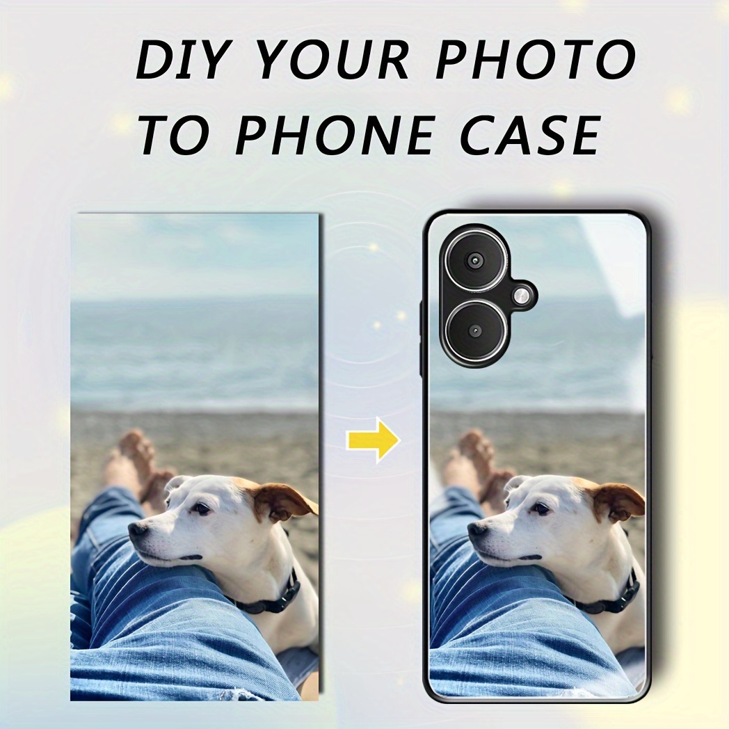 

[diy] Acrylic Phone Case With Photo Customized Pattern, Suitable For Redmi 13/12/11/10/a1/a2/+/prime/c/power/2022/a/4g/5g, Mirror Reflection Back Cover Phone Case