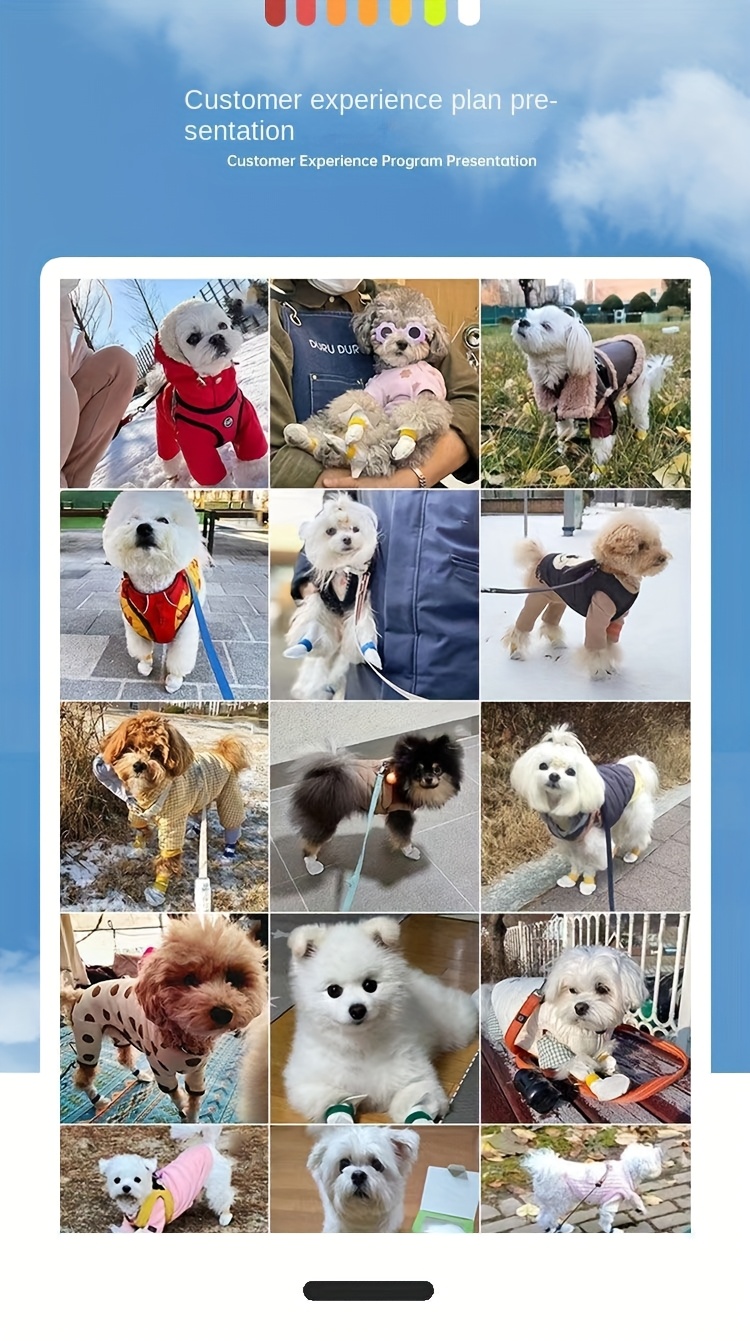 20pcs a Set of Pet Shoes, Pet Disposable Shoe Covers, Dog Anti-Dirty Shoes, Dog Walking Socks, Waterproof And Non-Slip Shoes