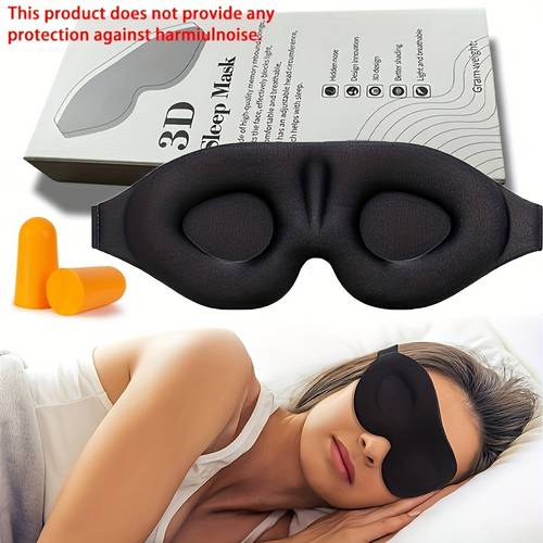 mens sleeping eye mask 3d contour cup sleeping mask and eye mask molded sleeping mask blocks light soft and comfortable eye mask for travel yoga