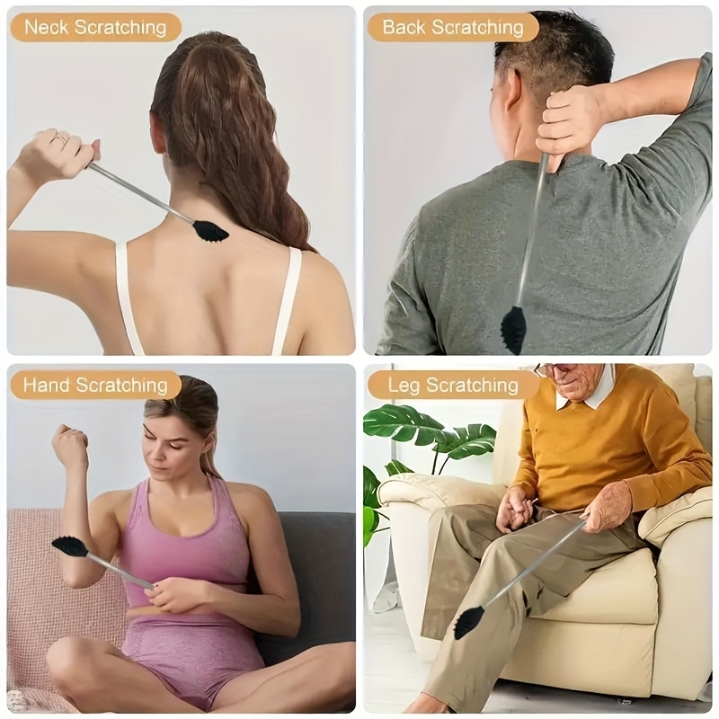 1pc retractable silicone back scratcher with   anti   portable massager for men women and seniors   options   for back comfortable massage tool durable construction Product details 7