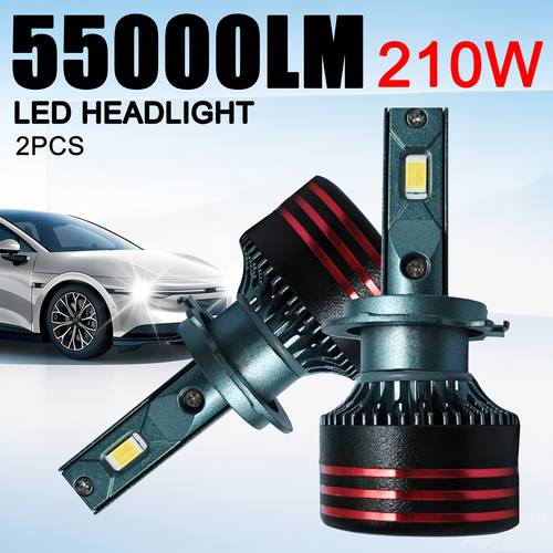 imagen del artículo 2pcs h1 h4 h7 h11 9005 9006 9012 led delantero luz / 6000k decodificación inteligente 1:1 mini tamaño con enchufe de ventilador plug-and-play bombilla automotriz mejora de iluminación adecuada para , suvs, camiones, motocicletas, etc, sin batería